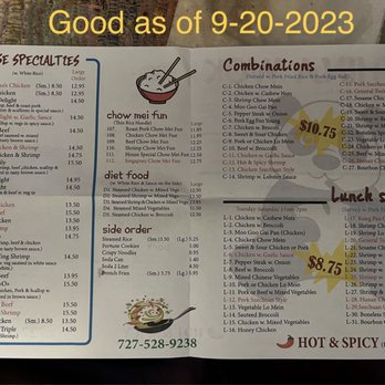 China Wok - Menu - Chinese Near Me - Saint Petersburg, Florida China Wok - Menu - Chinese Near Me - Saint Petersburg, Florida