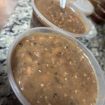 3rd Coast BBQ - Pinto beans are very flavorful... but have a kick! - Barbeque Near Me - Spring, Texas