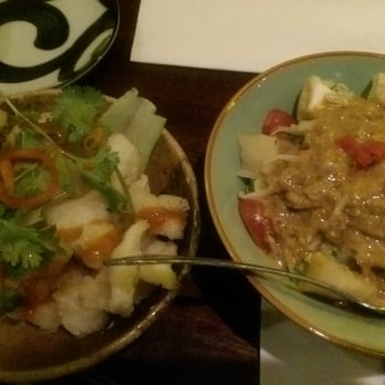 Rasa - tofu salad and fried calamari - Malaysian Near Me - New York, New York Rasa - tofu salad and fried calamari - Malaysian Near Me - New York, New York