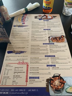 Menu photo 2 La Antioquena Restaurant Lake Mary, FL Menu photo 2 La Antioquena Restaurant Lake Mary, FL