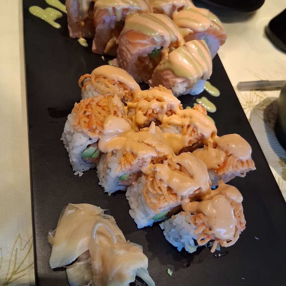 Tokyo Sushi Hibachi - Dynamite roll and salmon love roll. - Sushi Bars Near Me - Manitowoc, Wisconsin Tokyo Sushi Hibachi - Dynamite roll and salmon love roll. - Sushi Bars Near Me - Manitowoc, Wisconsin