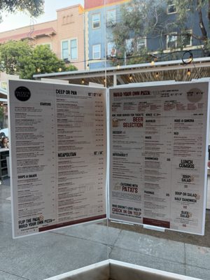 Menu photo 1 Patxi's Pizza San Francisco, CA Menu photo 1 Patxi's Pizza San Francisco, CA