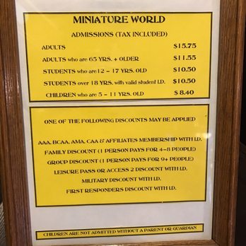Miniature World - Admission prices - Museums Near Me - Victoria, British Columbia