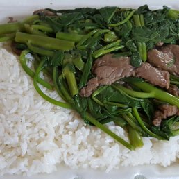 Beef with Water Spinach 通菜牛
