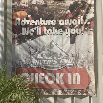 River's End Rafting - Signage - Rafting/Kayaking Near Me - Bakersfield, California