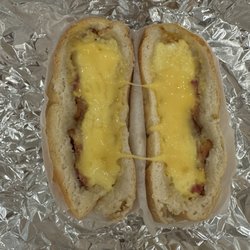 Bacon egg and cheese sandwich