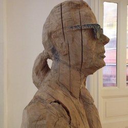 Ernst Barlach Museum - Kaiser Karl aus Eiche mit Kettensäge :)