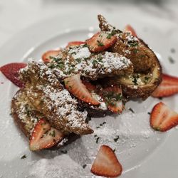 Breakfast at Ruiz - French toast and chicken tenders