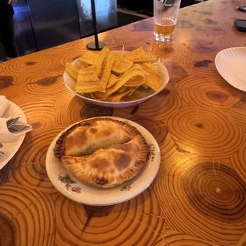 Round Table Brewery - Empanadas and plantain chips - Breweries Near Me - Garnerville, New York