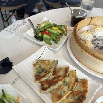 Dumpling Story - Green onion pancake and okra - Asian Fusion Near Me - San Francisco, California