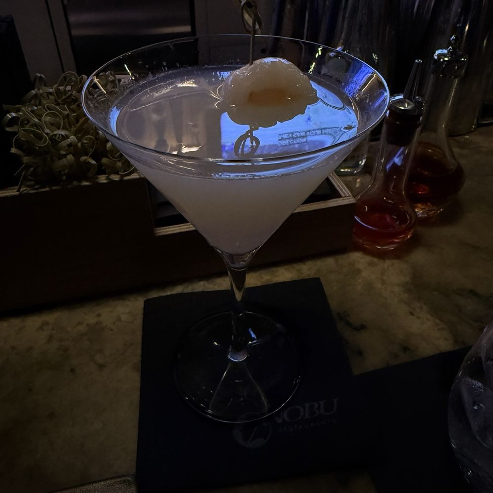 Nobu Atlanta - Elderflower & Lychee Martini - Japanese Near Me - Atlanta, Georgia