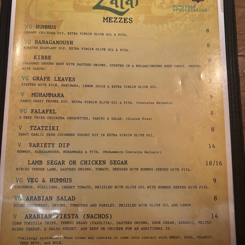 Zatar Cafe & Bistro - Menu - Feb 2025 - Sandwiches Near Me - Brooklyn, New York Zatar Cafe & Bistro - Menu - Feb 2025 - Sandwiches Near Me - Brooklyn, New York