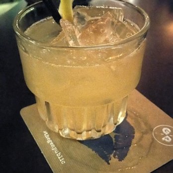 The General Public - Beautiful cocktails. I believe this one was called Marquez - New American Near Me - Houston, Texas