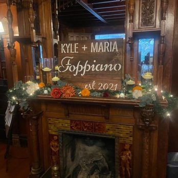 Sequoia Mansion by Wedgewood Weddings - Mantle in the bar area - Venues & Event Spaces Near Me - Placerville, California