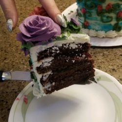 Birdseed Bakery - Chocolate cake with raspberry jam filling