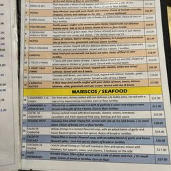 Las Palmas Mexican Restaurant - Menus
