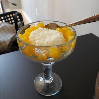 Urban Leaf Cafe - Sweet rice with mango - Desserts Near Me - Nutley, New Jersey Urban Leaf Cafe - Sweet rice with mango - Desserts Near Me - Nutley, New Jersey