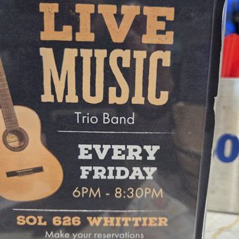 Sol 626 Mexican Restaurant - Live music on Fridays! - Mexican Near Me - Whittier, California Sol 626 Mexican Restaurant - Live music on Fridays! - Mexican Near Me - Whittier, California