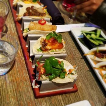 Tokio Pub - One of each taco. I would prob only order the shrimp one again - Japanese Near Me - Schaumburg, Illinois Tokio Pub - One of each taco. I would prob only order the shrimp one again - Japanese Near Me - Schaumburg, Illinois