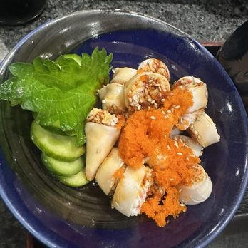 Shibuya - Stuffed squid appetizer - Sushi Bars Near Me - Calabasas, California Shibuya - Stuffed squid appetizer - Sushi Bars Near Me - Calabasas, California