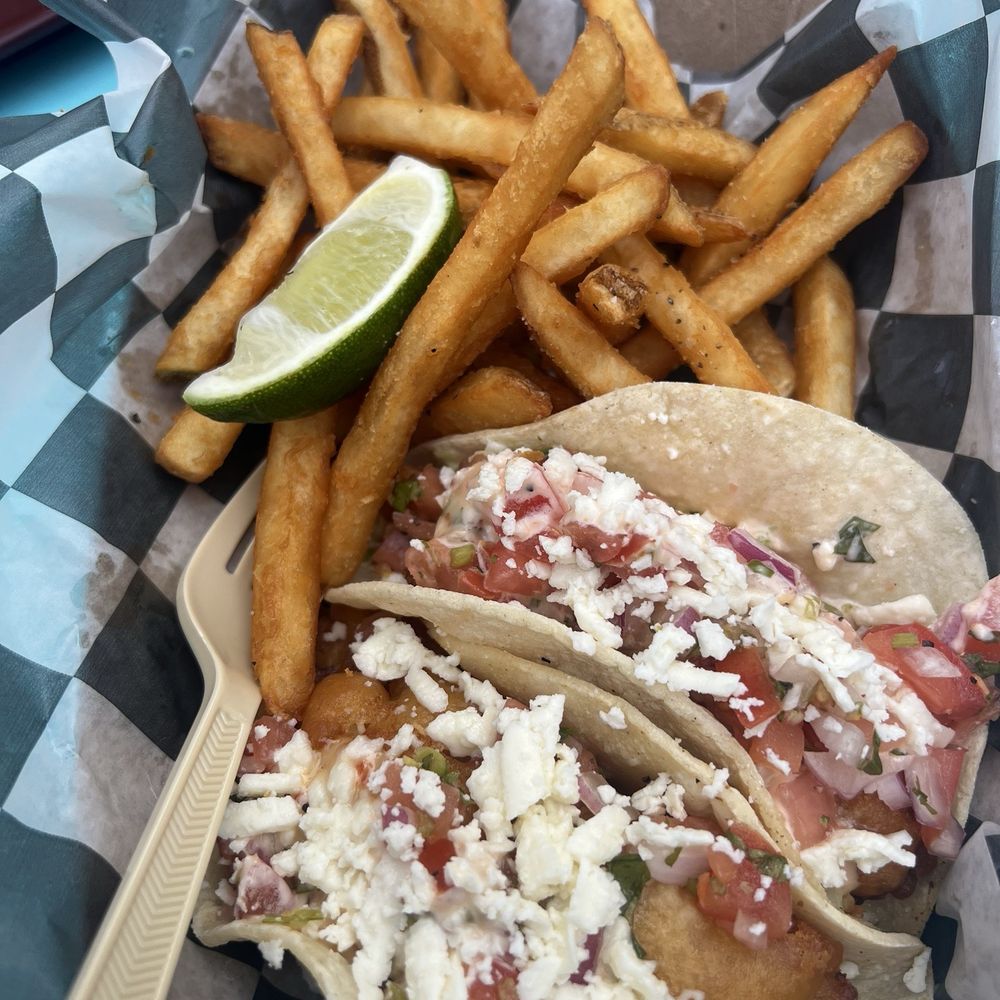 The Station Bar - Fish Tacos (with daily caught fluke) - Bars Near Me - Hampton Bays, New York The Station Bar - Fish Tacos (with daily caught fluke) - Bars Near Me - Hampton Bays, New York