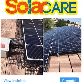 SolarCare - It's in the details when installing a netting system that will keep those pesky birds from roosting underneath the solar panels. - Solar Panel Cleaning Near Me