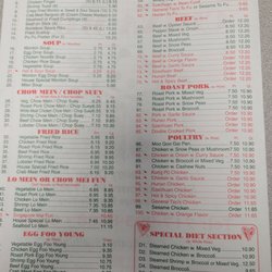 China Wok - Menu