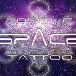 Positive Space Tattoo