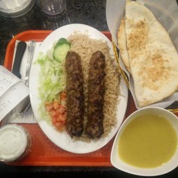 Baked Nan (bread)right at your order Kebab Soup