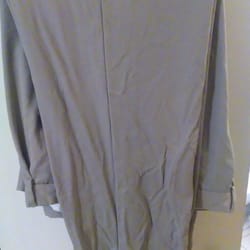 Bellevue DryCleaners - These are wrinkle-free pants; no delicate materials used. At home I just wash & dry them and they always come out wrinkle-free.