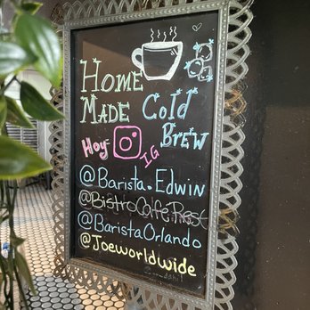 Bistro Cafe - Home made cold brew! - Puerto Rican Near Me - San Juan, Puerto Rico Bistro Cafe - Home made cold brew! - Puerto Rican Near Me - San Juan, Puerto Rico