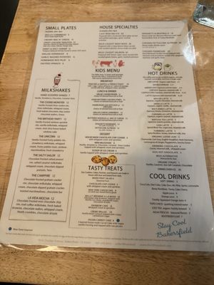 Menu photo 3 The 18hundred Bakersfield, CA