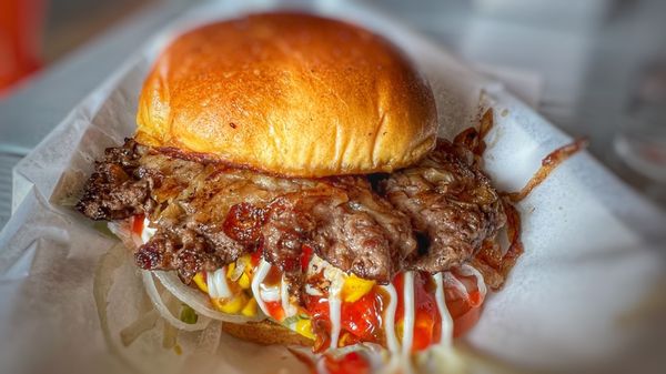 Dukes Old Fashioned Onion Burgers by null