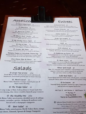 Menu photo 8 The Grape Tap Wasilla, AK