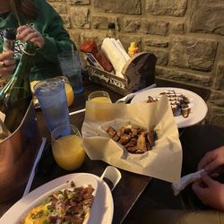 O'Rourke's Public House - Irish poutine Breakfast potatoes Deep fried French toast