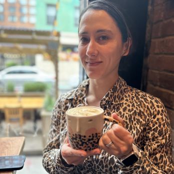 Crispy Heaven Bakery - Latte with cute mug (wife not included) - Bakeries Near Me - New York, New York