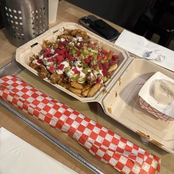 Shawarmaji - Chicken shawarma fries and a wrap - Middle Eastern Near Me - Oakland, California Shawarmaji - Chicken shawarma fries and a wrap - Middle Eastern Near Me - Oakland, California