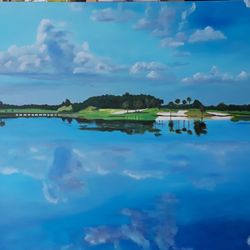 Besides fabulous gourmet foods we have Art by Marjorie Dodrill.  She has paintings here and also does commissions just the way you want it.