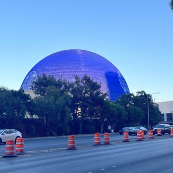 Sphere - Street view of the Sphere - Stadiums & Arenas Near Me - Las Vegas, Nevada