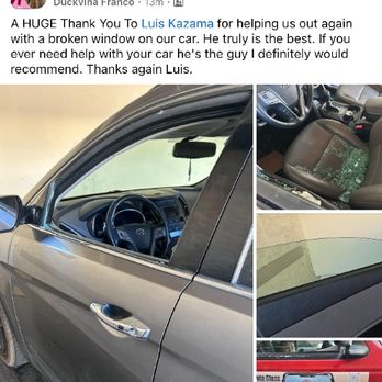 Kazama Auto Glass - Customer Review On Facebook - Auto Glass Services Near Me Kazama Auto Glass - Customer Review On Facebook - Auto Glass Services Near Me