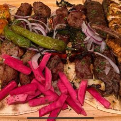 Lava Mediterranean Cuisine - Lava Mixed Kabob Platter