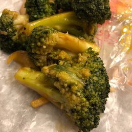 Broccoli had funny taste. Broccoli had funny taste.