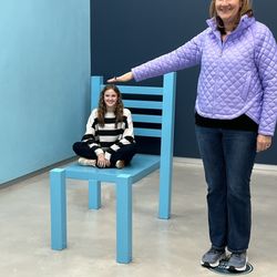 Museum of Illusions - Chair illusion