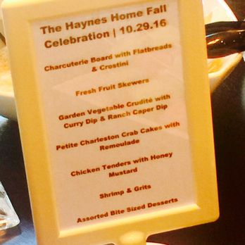 La-Tea-Da's Catering - Printed Menu for the table - Party & Event Planning Near Me - Charlotte, North Carolina