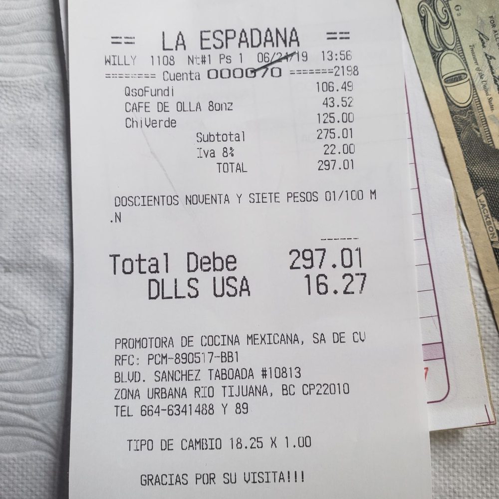 La Espadaña - Price for my overly filling brunch! - Mexican Near Me - Tijuana, BCN La Espadaña - Price for my overly filling brunch! - Mexican Near Me - Tijuana, BCN