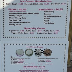 Village Ice Cream Shop - Menu
