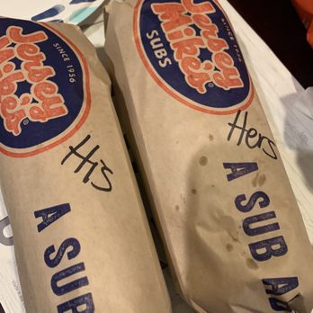 Jersey Mike's Subs - So cute! His and hers. :) - Sandwiches Near Me - Lake Elsinore, California Jersey Mike's Subs - So cute! His and hers. :) - Sandwiches Near Me - Lake Elsinore, California