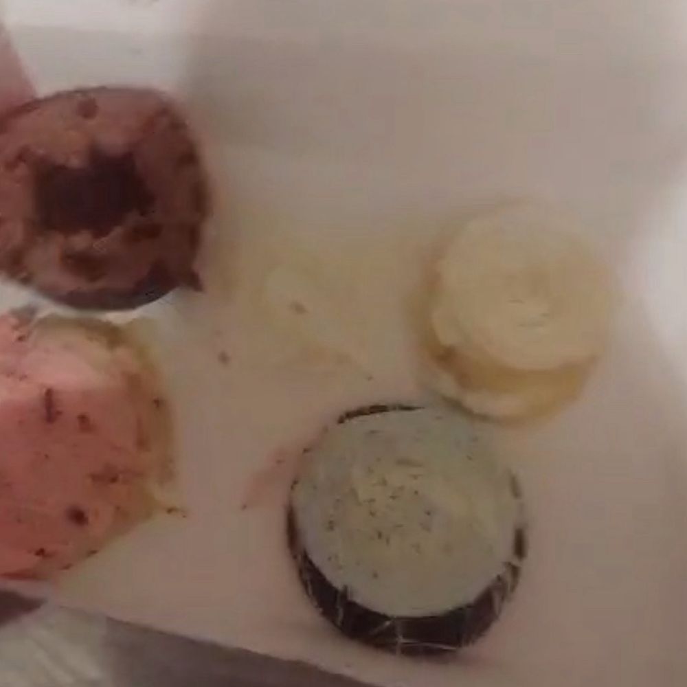 Cookies were tossed around. Don't use delivery service. They charged $9.99 for this. Cookies were tossed around. Don't use delivery service. They charged $9.99 for this.