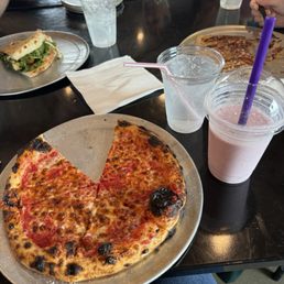 Pizza and Milkshake