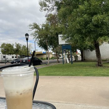 Homage Coffee House - Large Dulce cafe with vanilla cream and oat milk. - Coffee & Tea Near Me - Glendale, Arizona Homage Coffee House - Large Dulce cafe with vanilla cream and oat milk. - Coffee & Tea Near Me - Glendale, Arizona